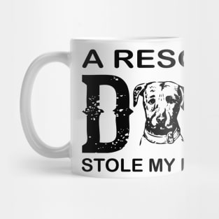 A rescue dog stole my heart Mug